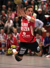 Aaron Mayer hat sieben Mal für die MTG getroffen - dennoch haben die Handballer verdient verloren.