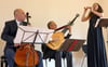 Dorothee Oberlinger an der Flöte, Cellist Sebastian Hess und Axel Wolf mit seiner Theorbe spielten italienische barocke Musik.