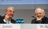 CDU-Landeschef Thomas Strobl (links) mit Bundesfinanzminister Wolfgang Schäuble: Attacke gegen die Grünen.