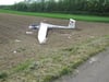 Der Pilot dieses bei Villingendorf verunglückten Segelflugzeugs ist bei dem Unfall gestorben.