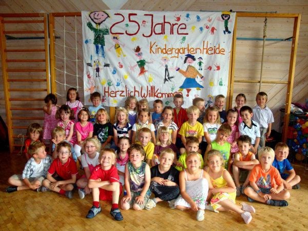 Den Kindergarten Heide gibt’s seit 25 Jahren