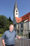 Die Aeschacher Christuskirche ist sein neuer Wirkungskreis: Pfarrer Thomas Bovenschen tritt hier nächste Woche seinen Dienst an.