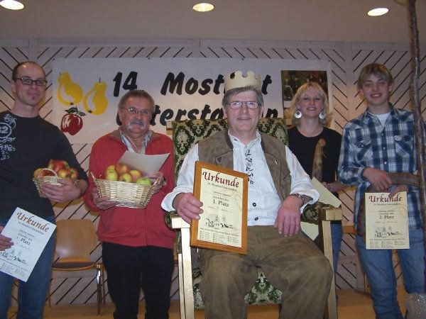 Josef Harder ist neuer Mostkönig