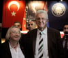 Wissenschaftsministerin Theresia Bauer (Mitte) begleitet Ministerpräsident Winfried Kretschmann in die Türkei.