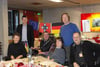 Die neue Vorstandschaft: Angelika Pfaff, B�rgermeister Stefan Bubeck, Volker Neigum,Petra und Michael Scholz und Robert Sauer (von links).