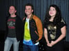 Die Schauspieler Christian Koch (von links), Edin Hasanovic  und  Helen Woigk erzählen von den Dreharbeiten zu "Das Leben ist nichts für Feiglinge".