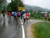 TRotz Regens feuerten am Sonntagvormittag zahlreiche Zuschauer die Marathonläufer im Donautal an.