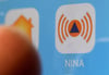  Die Warn-App Nina ist ein Weg, wie Bürger im Fall des Falles informiert werden können.
