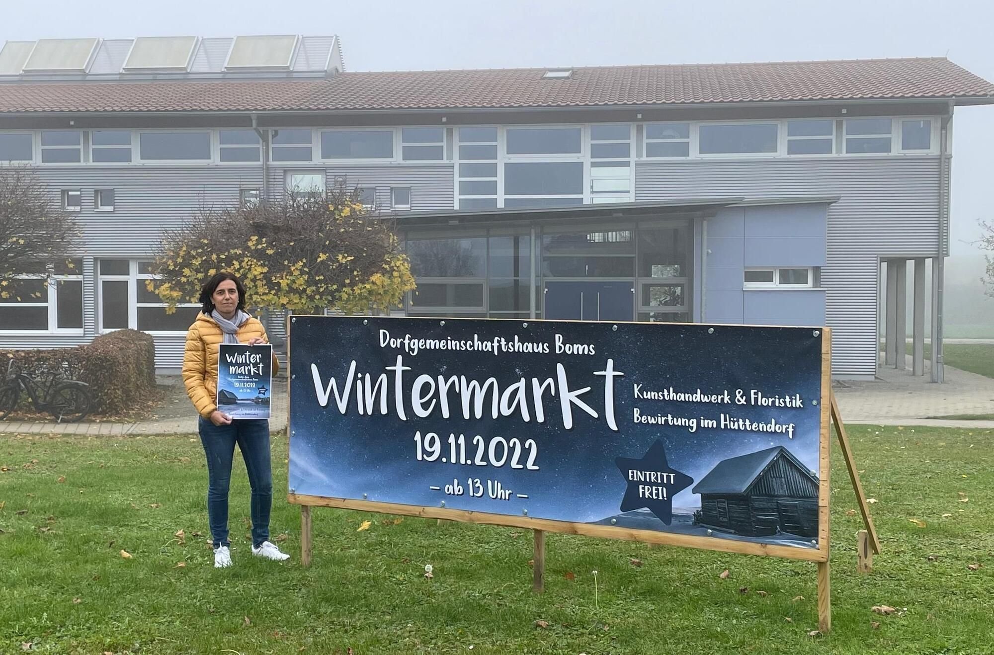 Zum ersten Mal Wintermarkt in Boms