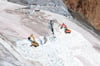 Bauarbeiten am Pitztaler Gletscher im Jahr 2019. Die örtliche Seilbahngesellschaft will das Skigebiet dort ausweiten.