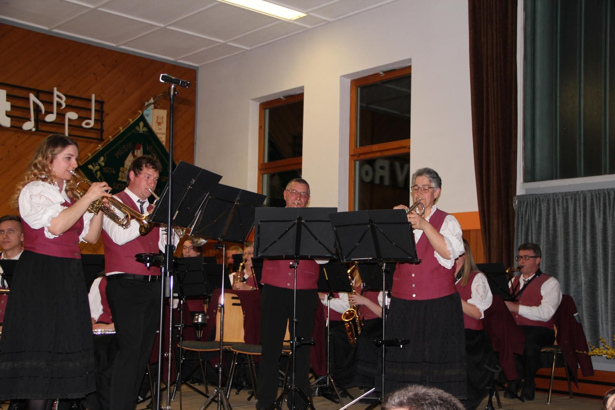 90 Jahre Blasmusik in Rot ist ein Grund zum Feiern