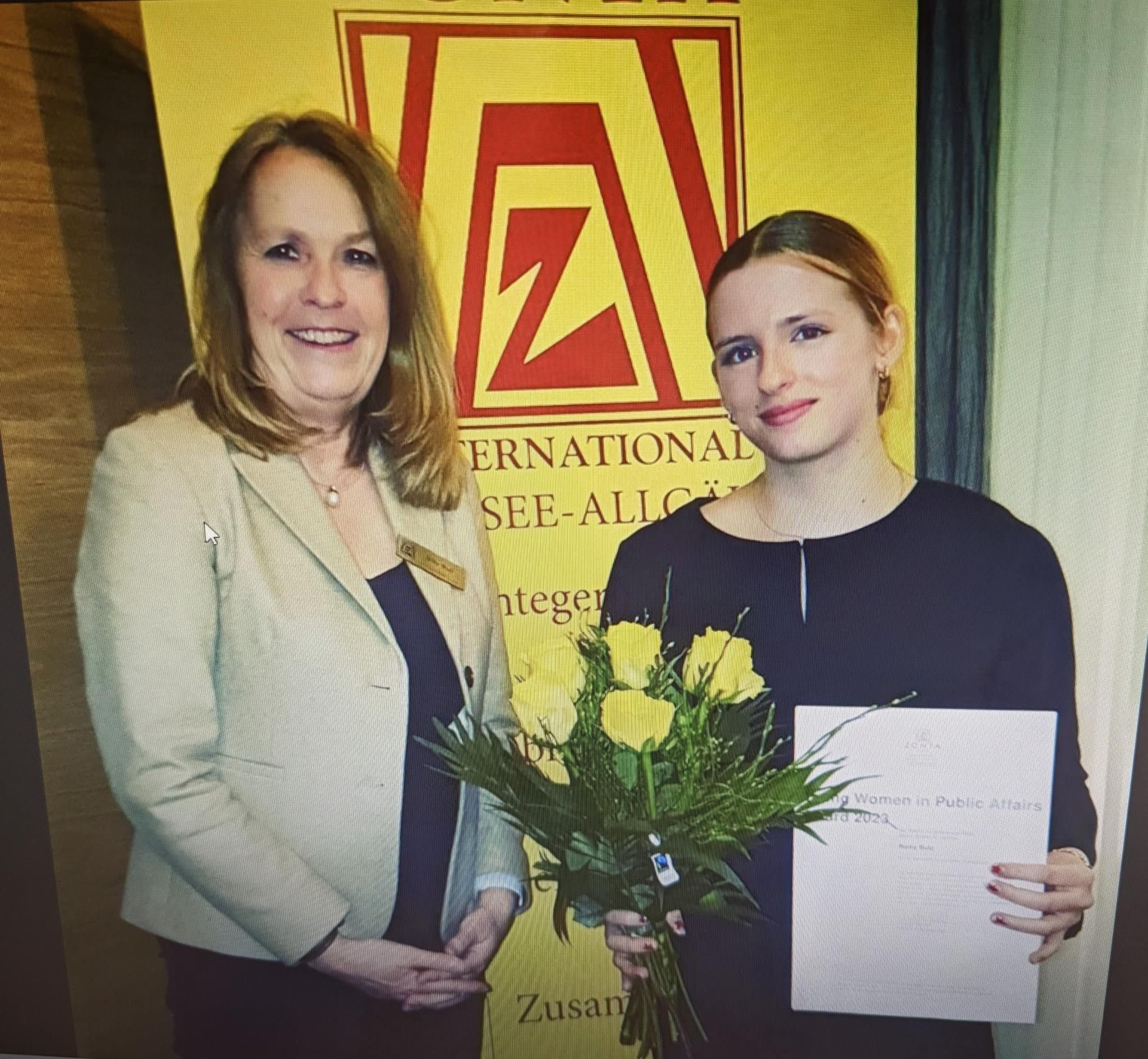 Romy Butz Gewinnt Zonta–Preis YWPA 2023