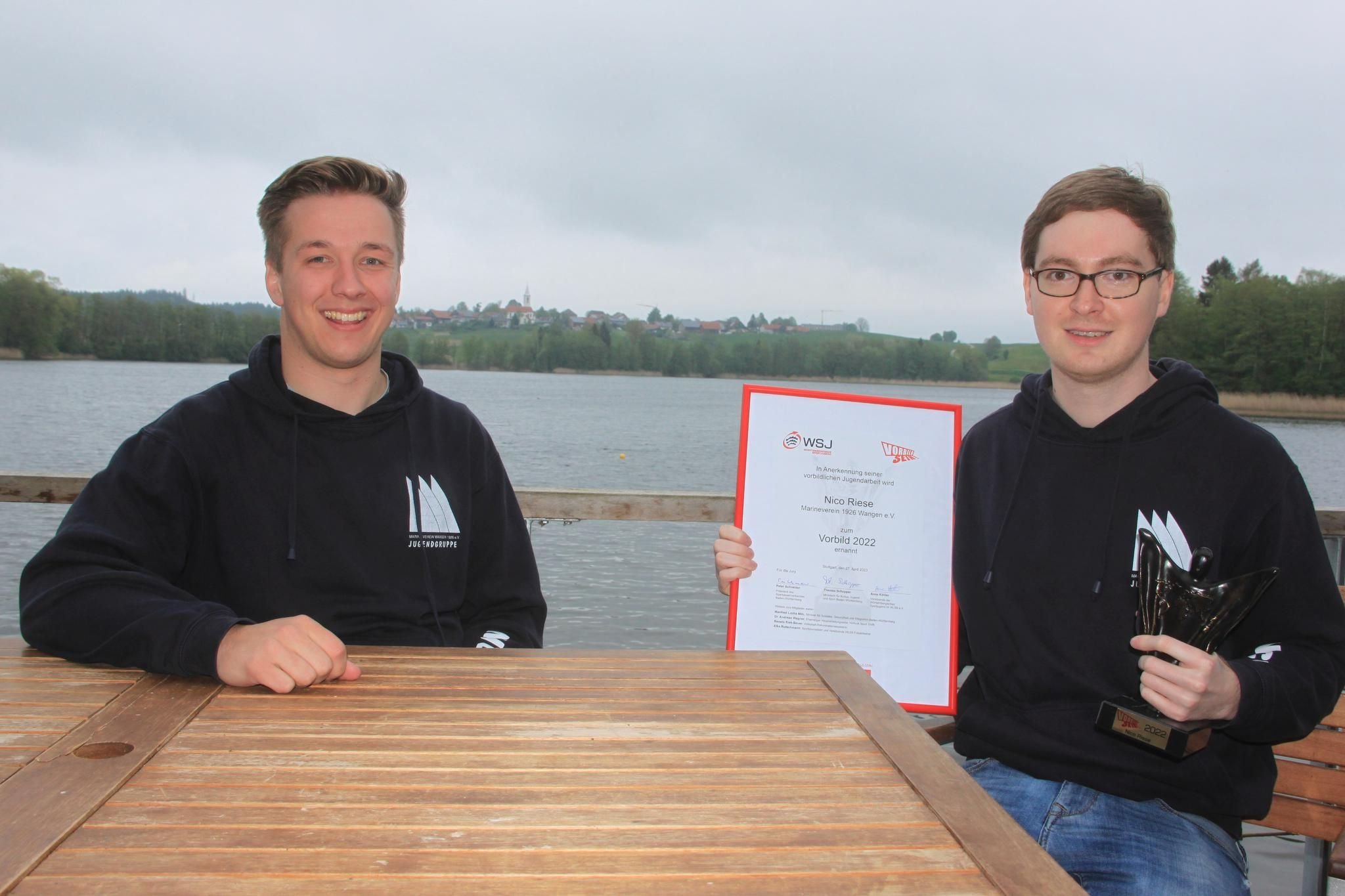 Nico Riese ist Vorbild des Jahres des WLSB
