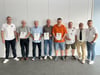 Von links: Zweiter Vorstand Andreas Bacher, Siegbert Keller, Rudolf Schwarz, Peter Wild, Bernd Köhler, Tobias Beckmann, erster Vorstand Frank Dinser.