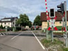 Der Bahnübergang Schloßstraße/Marienplatz in Oberreitnau wird bis Ende August gesperrt.