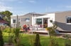Das Tiny House von Familie Kohler mit Garten.