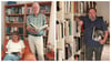 Bettina und Peter Weber (linkes Bild) und Wilfried Forschner (rechtes Bild) haben tausende Bücher Zuhause.