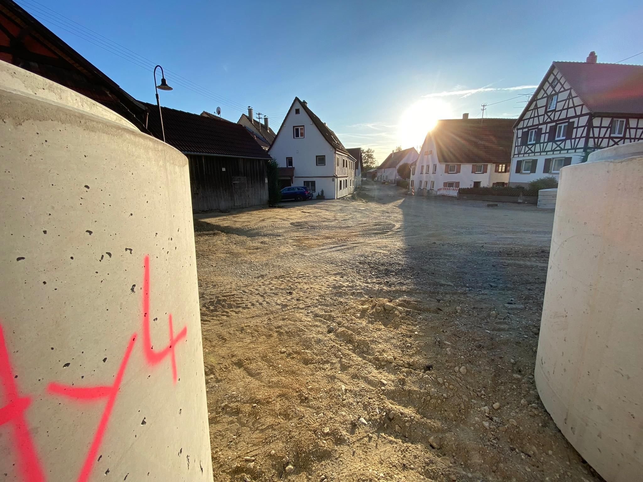 Bauarbeiten Bei Der Unlinger Ortsdurchfahrt Liegen Im Zeitplan