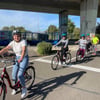 Geflüchtete Frauen lernen Fahrradfahren in Biberach