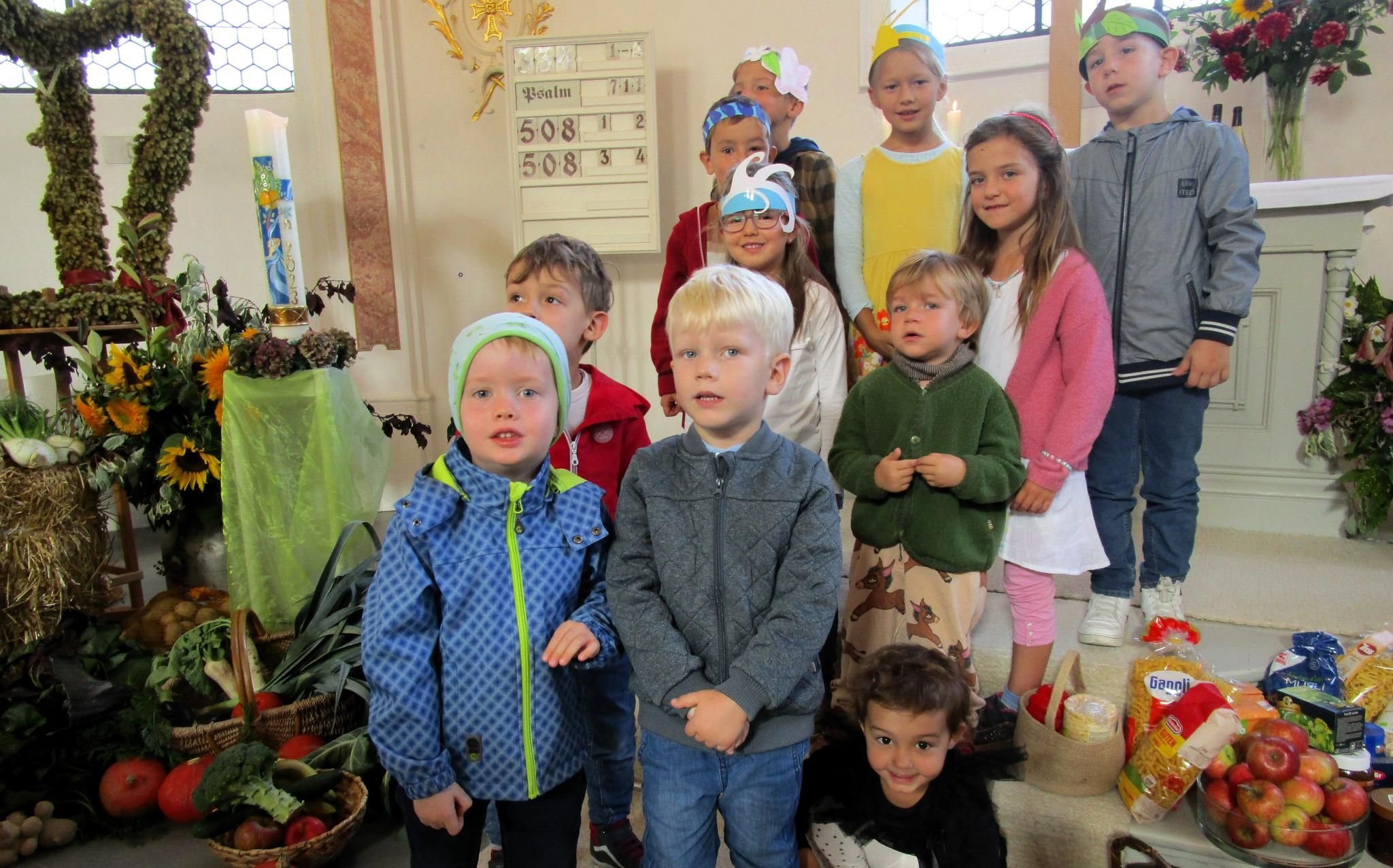 Erntedankgottesdienst mit dem Martin Luther Kindergarten