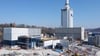 Neubau des EnBW-Gasturbinenkraftwerks in Marbach am Neckar: Die Anlage zur Netzstabilisierung sollte ursprünglich Ende 2022 fertig sein. Nun wird Ende 2024 angepeilt.