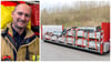 Feuerwehrkommandant Florian Kainz appelliert an die Bevölkerung, sich vorzubereiten. Die Sandsäcke der Feuerwehr Lindau liegen parat.