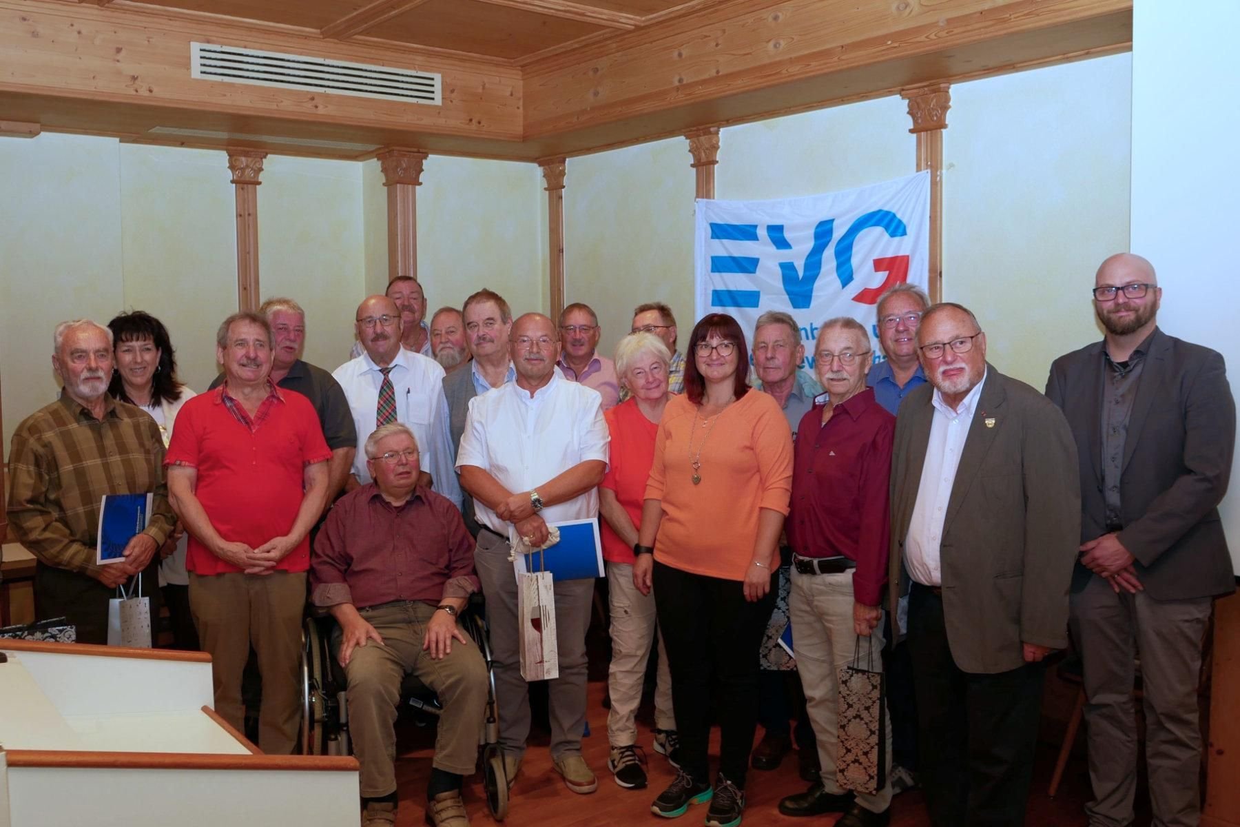 Mitgliederehrung beim EVGOrtsverband Aalen