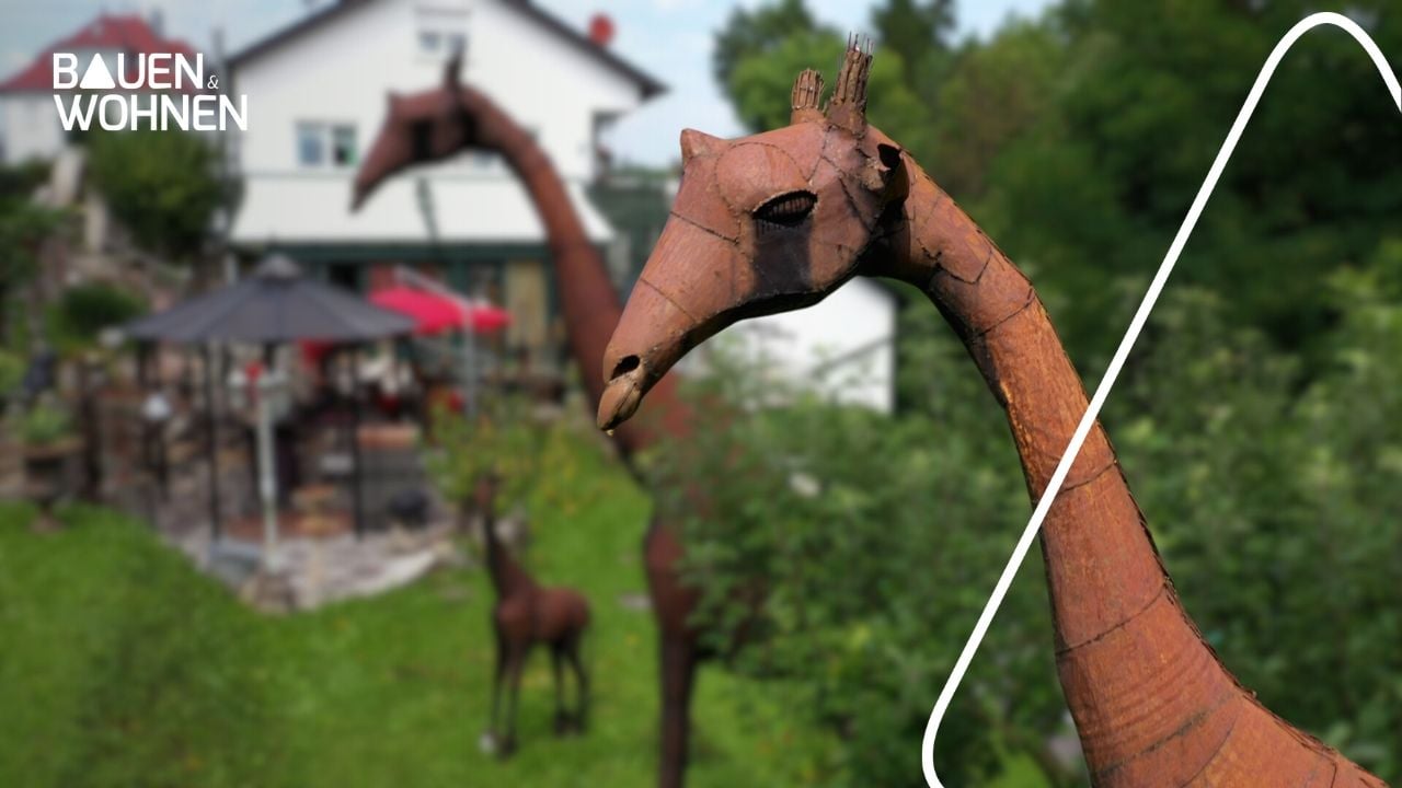 Skulpturen Im Garten Aus Cortenstahl: Giraffe & Co. | Schwäbische.de