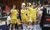 Jubel bei Bregenz Handball: Das erste Duell gegen Runar Sandefjord ist an die Festspielstädter gegangen.