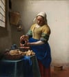 Jan Vermeers „Magd mit Milchkrug“.