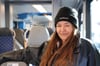 Susanne Barthel ist glücklich: Zugbegleiterin ist ihr Traumberuf. Zuvor hat hat sie 20 Jahre auf den Kanaren als Reiseleiterin gearbeitet.
