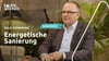 Dirk Herrmann von Sto mit Tobias Baunach im Gespräch zu energetischer Sanierung und Förderungen.