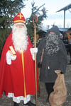 Auch Nikolaus und Knecht Ruprecht sind beim Adventszauber unterwegs.