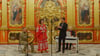 Konzert mit Countertenor Roman Melish (rechts) in der St. Andreas-Kirche in Kyiv.