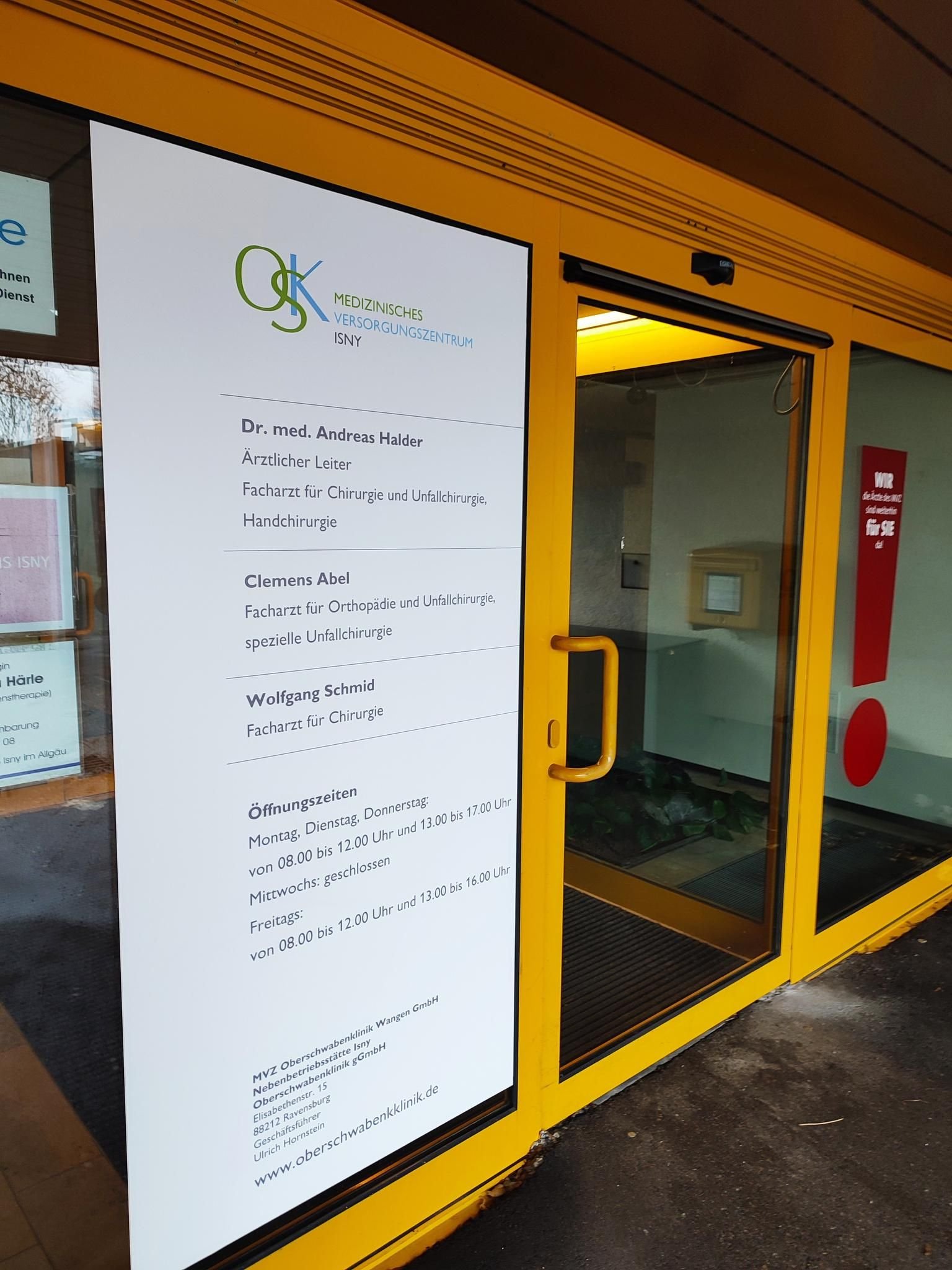 Medizinisches in Isny kürzt Öffnungszeiten