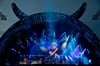 Sie haben die Fans über Jahrzehnte begeistert, wie hier beim Tournee-Auftakt 2015 in Nürnberg : AC/DC mit Sänger Brian Johnson (rechts) und Gitarrist Angus Young (links).