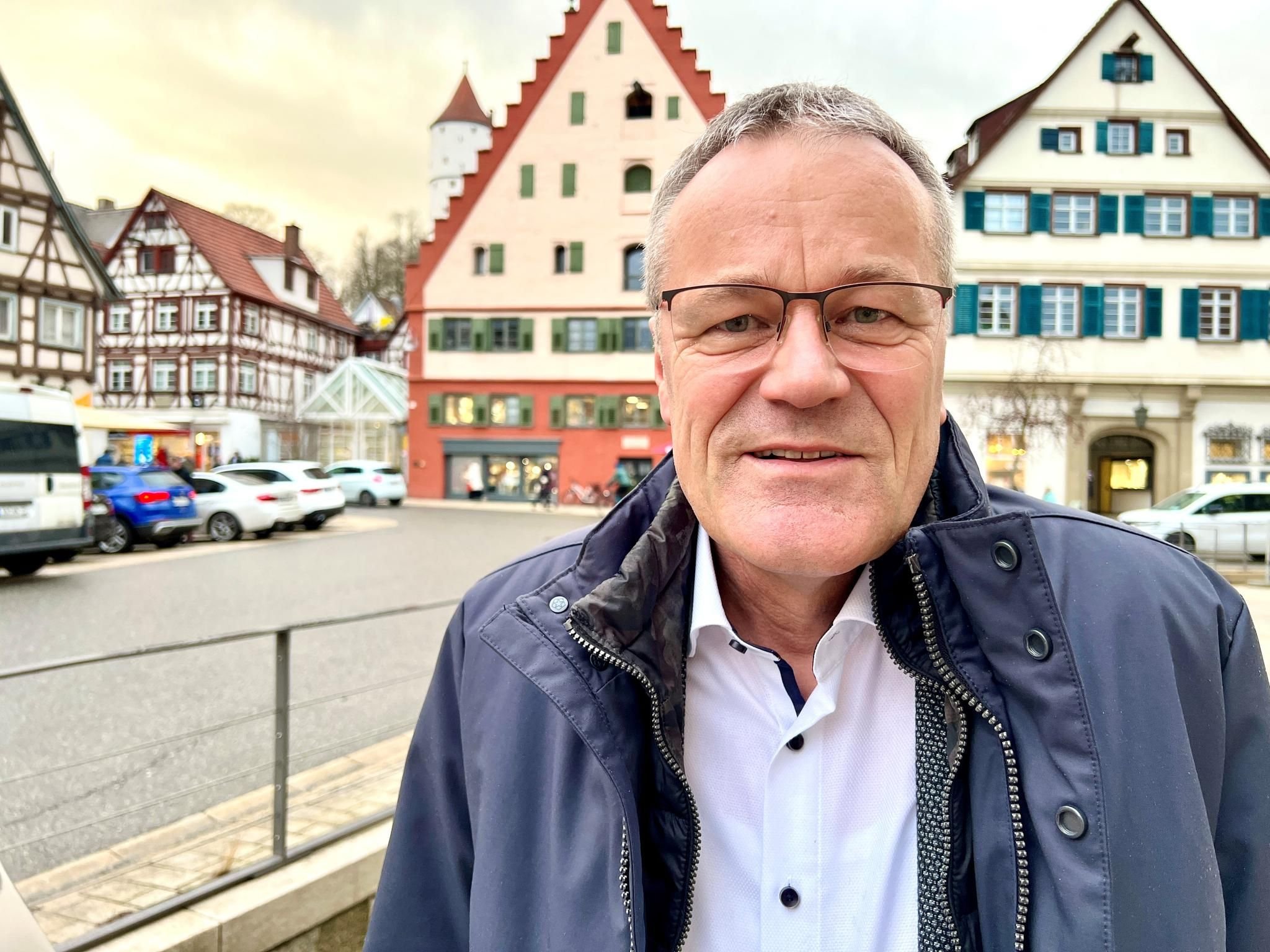 spricht über Einsatz bei Amoklauf in Winnenden