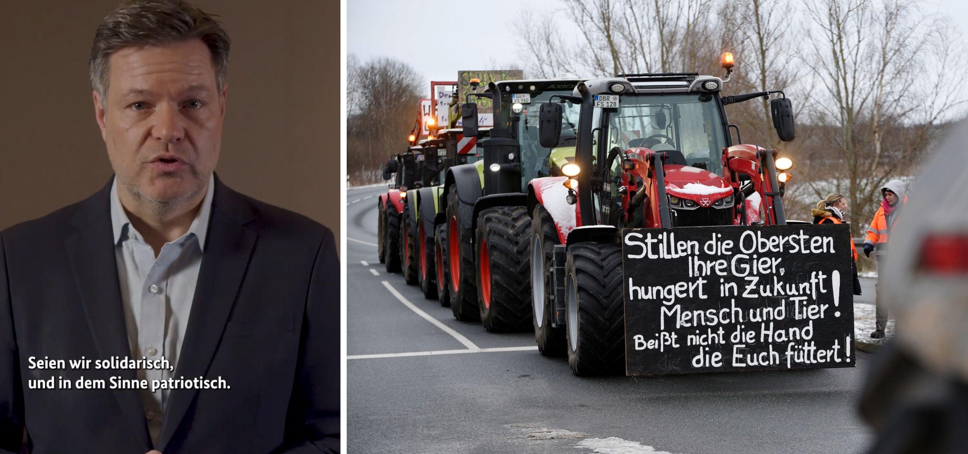 Habeck Mahnt Wegen Bauernprotesten Zu Patriotismus