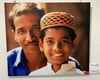 Vater und Sohn in Bangladesch.