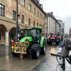 Jetzt ist die Stadt dran: Landwirte demonstrieren in Ulm