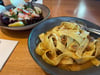 Pasta mit Waldaroma: Die Bandnudeln mit Wildschweinragout enthalten viel Fleisch und Geschmack.
