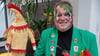 Das Original: Klaus Dannecker im grünen Anzug, in dem er seit drei Jahrzehnten die Fasnet feiert.
