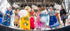 Die Marktfrauen feiern am Faschingsdienstag beim Tanz der Marktweiber auf dem Viktualienmarkt auf der Bühne.