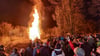 Hunderte zieht das Funkenfeuer im Birkenried in seinen Bann