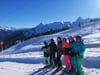 Unterricht auf der Piste: Skiausfahrt zum Golm