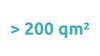 über 200 qm²