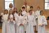 Neun Kinder feiern in Brochenzell ihre Erstkommunion