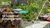 Die Schaugärten auf der Landesgartenschau greifen spannende Themen der aktuellen Zeit auf und inspirieren mit recycelten Materialien und Klimagedanken.