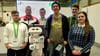 Bei den diesjährigen GermanOpen des RoboCups auf Platz drei gelandet: das Team der RWU.