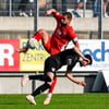 Manuel Konrad (am Ball) spielt aktuell noch für den Regionalligisten&nbsp; FC Memmingen.